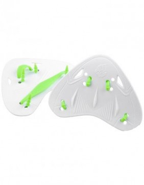 Mad Wave -  Finger Paddles, Pro, White/green 